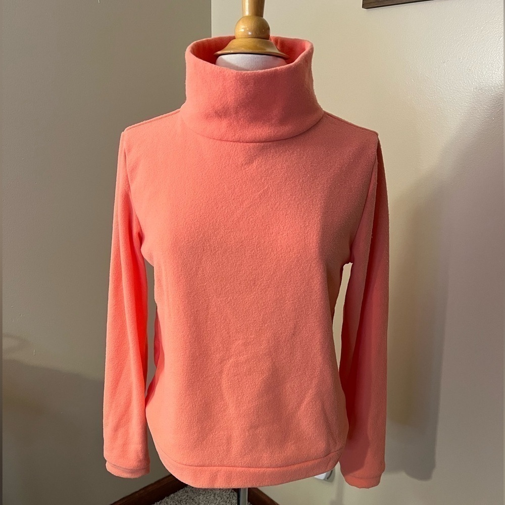 Aspen Orange Funnel Neck Pullover Sz M NWT